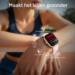 Sytifro Smartwatch dames met Bluetooth Bellen - 1,83" HD Touchscreen Horloge - Sporthorloge met 100+ Sportmodi - Hartslagmeter - SpO2 Meting - Slaapmonitor, IP68 Waterbestendig - Compatibel met Android & iPhone - roze — thumbnail 5