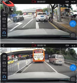 Autocamera Full HD - Rijrecorder - Veiligheid op Weg - 170° Groothoek Lens - 1080p Resolutie - Zwart — thumbnail 5