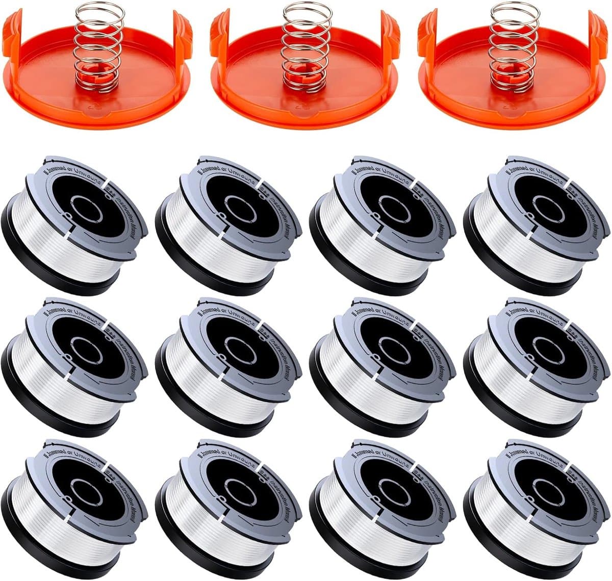 12 stuks draadspoelen – Geschikt voor Black & Decker A6481 A6485, 1,65mm — afbeelding 1