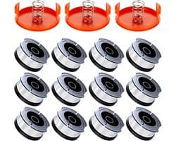 12 stuks draadspoelen – Geschikt voor Black & Decker A6481 A6485, 1,65mm