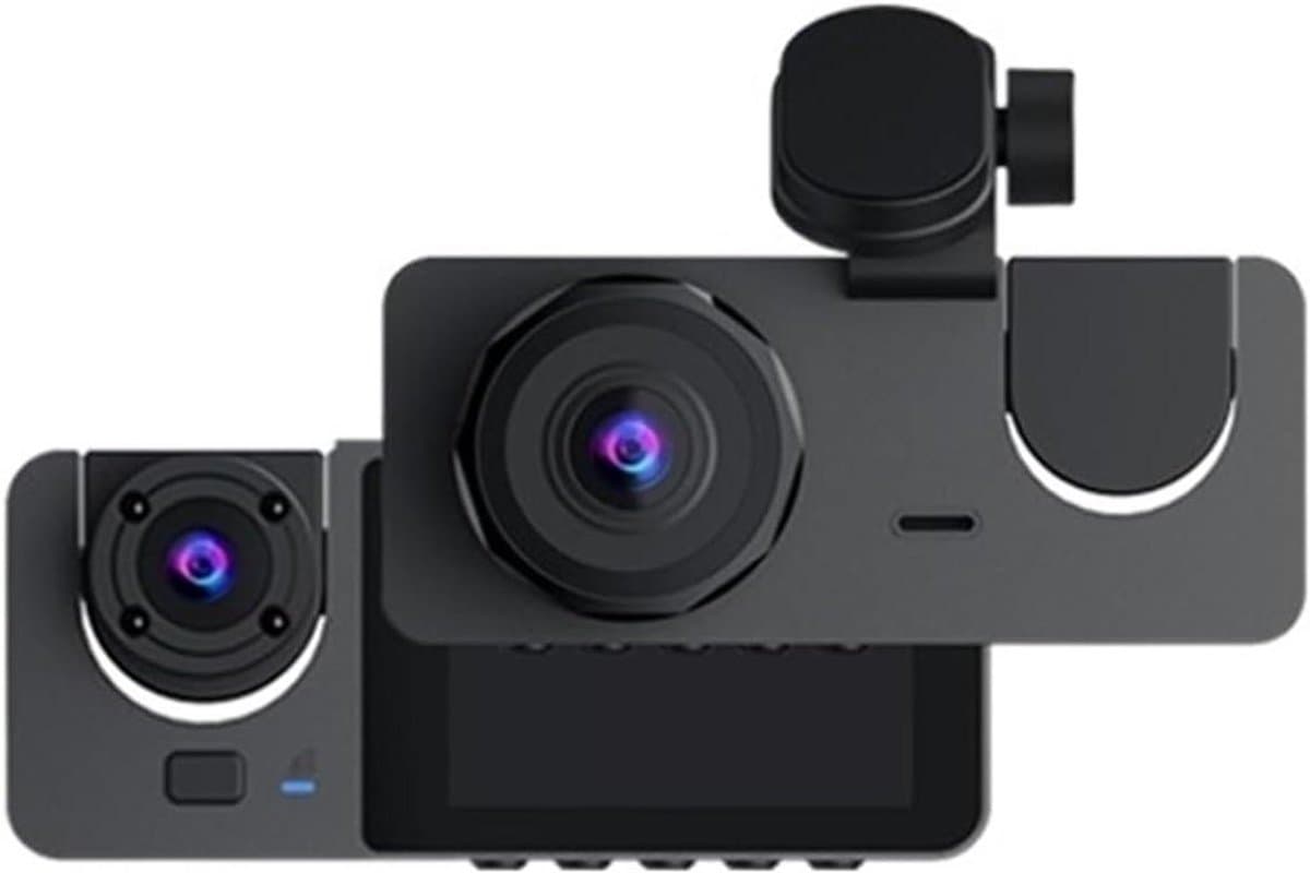 Auto DVR Recorder - Dashcam Black Box - Verkeersincidenten Vastleggen - 3 Kanalen Opname - 1080P Resolutie - Zwart — afbeelding 1