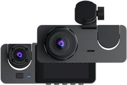 Auto DVR Recorder - Dashcam Black Box - Verkeersincidenten Vastleggen - 3 Kanalen Opname - 1080P Resolutie - Zwart — thumbnail 1