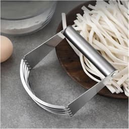 Deegkneder - Meel mixer - Thuis bakken - Roestvrij staal - Compact formaat - Zilver — thumbnail 5