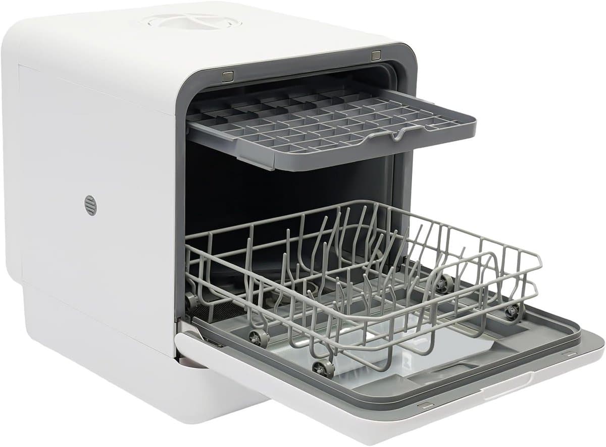 Tafelvaatwasser - Mini vaatwasser - Servies Reinigen - Ingebouwde watertank - 4 Liter Tank - Wit — afbeelding 1
