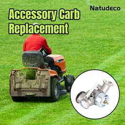 Dailygoods- Carburateur Vervanging 100% Nieuw - Metaal - Geschikt voor Briggs/Stratton - 12HP Carb-motoren - 17,5x5,7cm - Inclusief Accessoires - Grasmaaieronderdeel — thumbnail 4