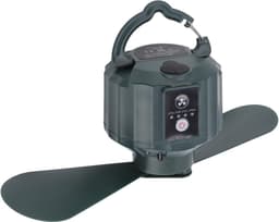 Camping Ventilator - Draagbare Fan - Kamperen Buiten - Oplaadbaar Met Afstandsbediening - 10400 mAh - Wit — thumbnail 1