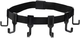 Boomstandaard Riemhanger, Premium Outdoor Boomstandaard Riemhanger met 6 Haken Praktische Outdoor Accessoires voor Jagen Kamperen Wandelen (Zwart) — thumbnail 1