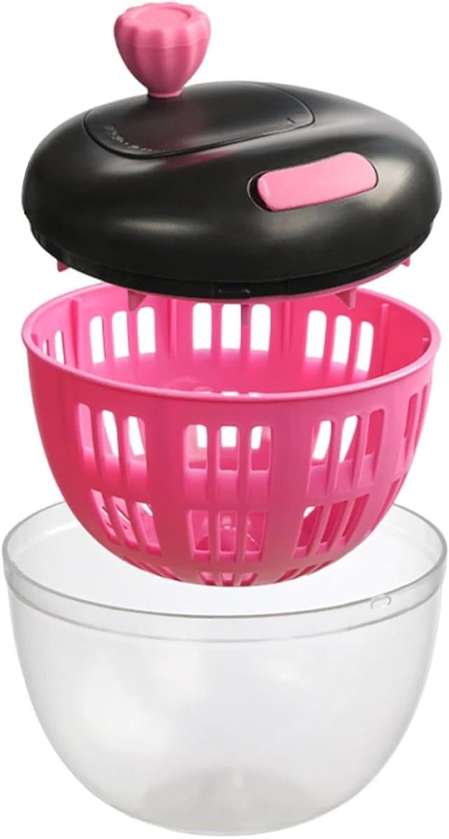 Salade Spinner - Groente Droger - Keuken Hulp - Grote Capaciteit - 5 Liter - Groen — afbeelding 1