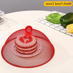 Set van 2 Voedsel Deksels, Metalen Klokken en Mesh Food Blankets voor BBQ, Picknick en Feestjes (30 cm, 2 Kleuren) — thumbnail 5