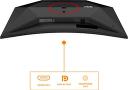 AOC G4 C32G4Z computer monitor 80 cm (31.5") 1920 x 1080 Pixels Full HD LCD Zwart, Rood — thumbnail 5