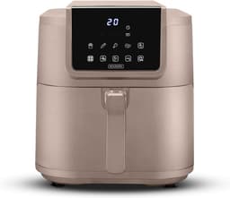 Airfryer - Heteluchtfriteuse - Gezond Frituren - PFAS Vrije Coating - 8 Liter - Beige — thumbnail 1