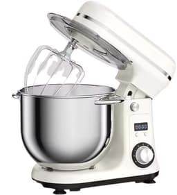 Vedder House - Keukenmachine - Wit - 6 liter - 1200 Watt - Keukenmixer - 6 snelheden - Vaatwasserbestendig — thumbnail 1