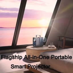 Beamer – Projector – Mini Beamer – Draagbare Beamer – Office Projector – Native Full HD 1080p – 1000 ANSI Lumen – WiFi 5.3 Draadloos — thumbnail 4