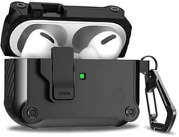 Coverzs TPU & PC Rugged case geschikt voor AirPods Pro / Pro 2 - Beschermhoesje - Optimale bescherming - Hoogwaardige kwaliteit — thumbnail 1