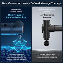 Massagepistool voor diepe weefselvibratie - Draagbare handtherapie voor spierontspanning — thumbnail 2