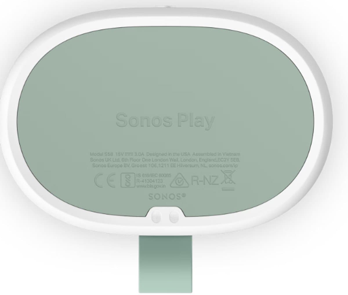 Sonos Play wit geschikt binnen en buiten gebruik — afbeelding 1