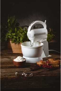 RWB® Mixer met Mengkom - Keuken Mixer - Mix Machine - Wit - ‎26 x 6 x 7 cm — thumbnail 4