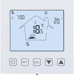 Slimme WiFi Thermostaat voor Elektrische Vloerverwarming - Weekprogramma & Spraakbesturing — thumbnail 1