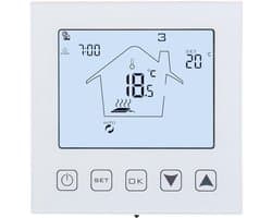 Slimme WiFi Thermostaat voor Elektrische Vloerverwarming - Weekprogramma & Spraakbesturing