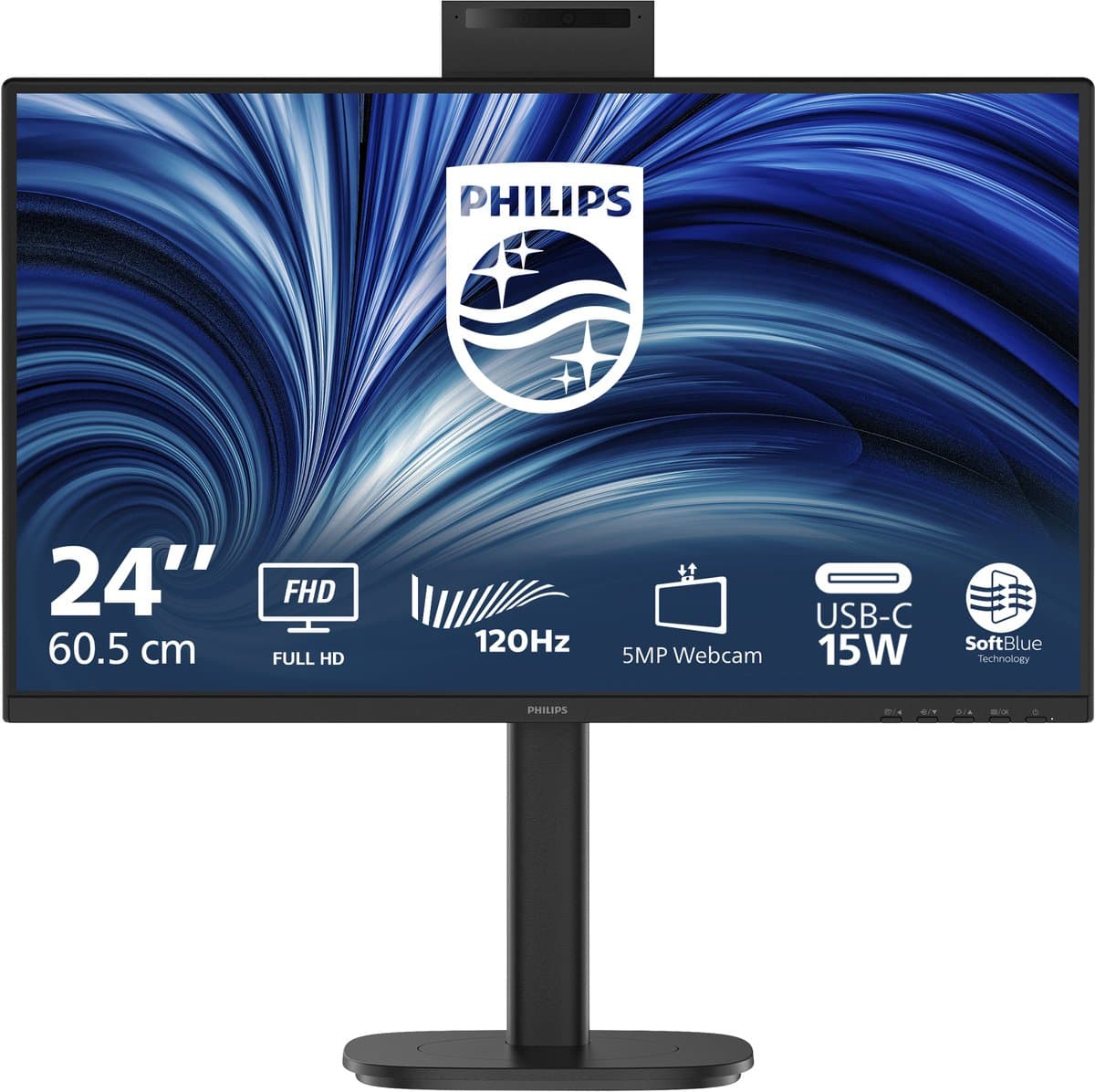 Philips 24B2N3200JH - 24 inch Full HD Business Monitor - 120Hz - 5 jaar garantie — afbeelding 1