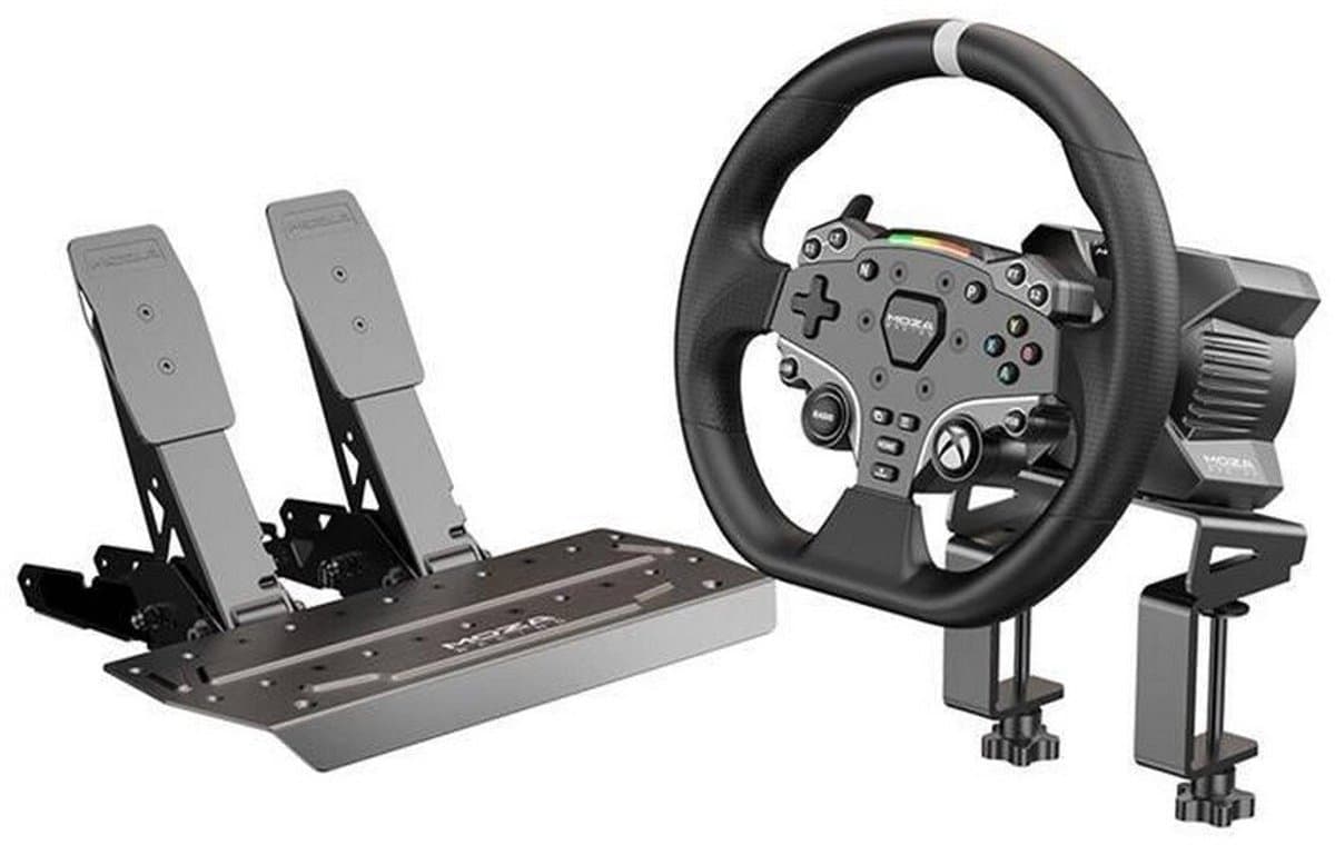 MOZA R3 + ES + SR-P Lite bundel voor Xbox en pc stuur — afbeelding 1