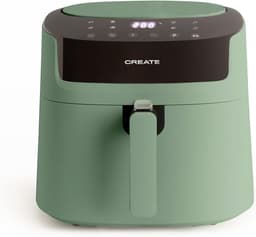 Grote Heteluchtfriteuse 6,2 Liter Saliegroen met Timer en LCD — thumbnail 1