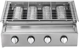 Rolu Gas BBQ – Gasbarbecue – Tafel Barbecue – Infrarood Systeem – 4 Branders – RVS – Draagbaar – Geschikt Voor LPG — thumbnail 2