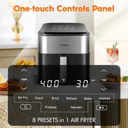 Heteluchtfriteuse 8-in-1 met Grote Oven en Vooraf Ingestelde Functies — thumbnail 4