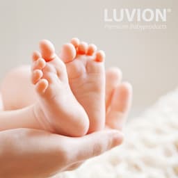 LUVION® Baby Fotolijstje met Klei Afdruk (Gipsafdruk baby) - Hand & Voet Afdruk - Geboorte cadeau - Kraamcadeau jongen / Kraamcadeau meisje — thumbnail 3