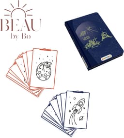 BEAU by Bo Kidywolf Kidydraw Mini Tekenboek met LCD-scherm Galaxy + Refill Galaxy & Dinosaurussen — thumbnail 1