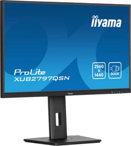 iiyama ProLite XUB2797QSN-B2 - 27 inch - QHD - IPS - USB-Hub (4x) - Verstelbaar - USB-C Dock — thumbnail 2