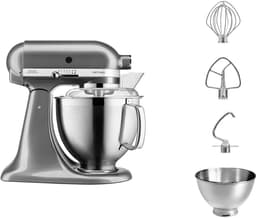 KitchenAid Artisan Serie - Staande Mixer - 300 W - Medaillon Zilver — thumbnail 5