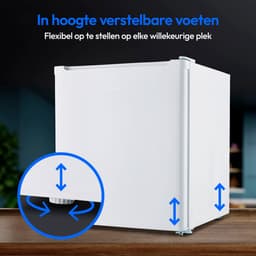 MEDION minikoelkast (met ijscompartiment, 41 liter inhoud, klein, in hoogte verstelbare poten, voor ijsdrankjes, verwisselbaar deurscharnier, MD37724) — thumbnail 3