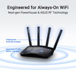 ASUS RT-BE82U BE6500 draadloze router 2,5 Gigabit Ethernet dual-band (2,4 GHz / 5 GHz) zwart — thumbnail 4
