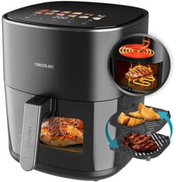 Cecotec Cecofry&Grill Duoheat 6500 Enkel 6,5 l Vrijstaand 2200 W Heteluchtfriteuse Zwart — thumbnail 4