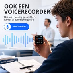GH Goods MP3 Speler met Bluetooth - MP4 - Voice recorder - Dicatafoon - Camera - FM radio - HIFI — thumbnail 3