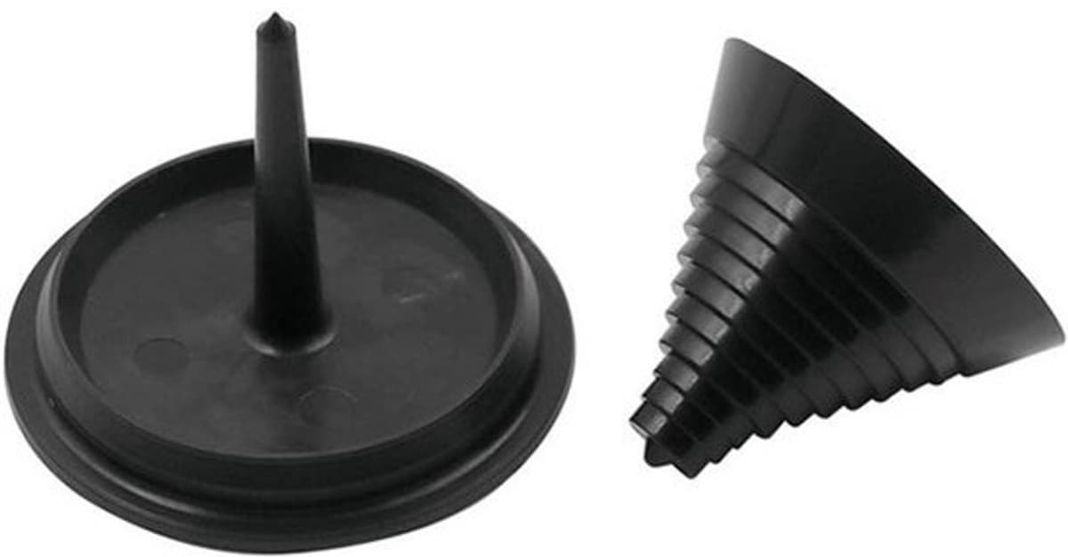 Grasmaaierbalancer - Hulpgereedschap voor maaiers - Maaiermessen balanceren - Eenvoudige constructie - 10 x 9 x 5 cm - Plastic — afbeelding 1
