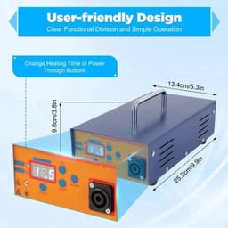 Deukhersteller Auto – Deukverwijderaar – Inductieverwarmer – Reparatietool – Lakschadevrij – 1,38 kW Vermogen – Digitale Bediening — thumbnail 2