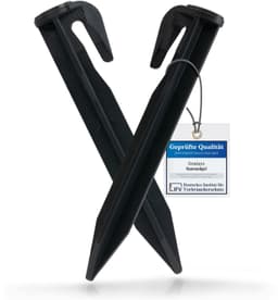 Grondspijkers met universele haken voor maairobots Cable Grasmaaier Haringen Wire Attachment Grondanker - onbreekbaar versterkt - HQ - compatibel met Husqvarna Gardena Worx Bosch enz., Stück:100 — thumbnail 1