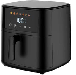 Airfryer 8 Liter – 1700W – Digitale Airfryer met LED Touchscreen – 7 Programma’s – PFAS-vrije Antiaanbaklaag – Vareno AF8 — thumbnail 1