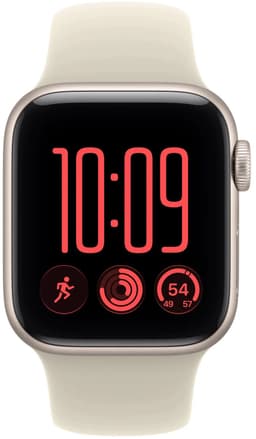 APPLE Watch SE 3 40 mm GPS + Cellular Starlight Aluminium S/M Smartwatch Beige — thumbnail 3