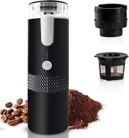 Draagbare draadloze expressomachine geschikt voor gemalen koffie en K-Cup capsules zonder verwarmingsfunctie — thumbnail 1