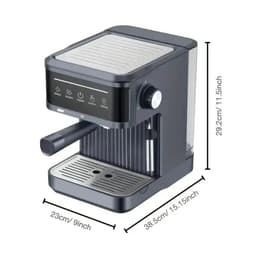 Nyvore Koffiezetapparaat Met Melkopschuimer - Italiaanse Espressomachine - 20 bar - Semi Automatisch - Compact & Stijlvol — thumbnail 5