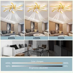 Moderne Plafondventilator met Verlichting en Afstandsbediening — thumbnail 5
