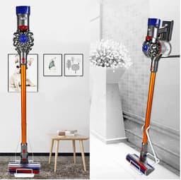 Stofzuigerstandaard - Universele standaard - stofzuiger standaard - Vloerstandaard - Compatibel met Dyson stofzuigers - Metaal - Wit — thumbnail 4