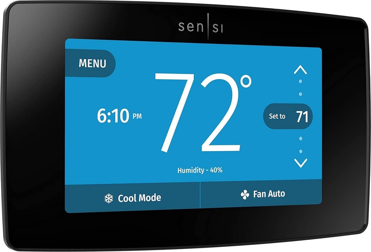 Slimme Wifi Thermostaat met Kleur Touch Screen - Energiebesparend en Intuïtief — afbeelding 1