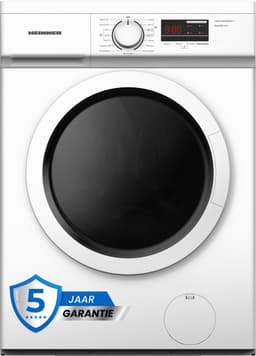 Heinner HWM-M6010SMD++ Slanke Wasmachine 6 kg – 15 Wasprogramma’s – 1000 tpm – Kinderslot – Digitaal Display – Wit – 5 Jaar Garantie — thumbnail 1