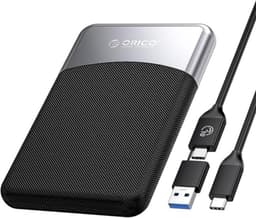 2TB Externe SSD met 2-in-1 USB C Kabel - Draagbare USB 3.2 Gen 1 Harde Schijf tot 460MB/s voor Smartphone, PC, Tablet en Laptop — thumbnail 1