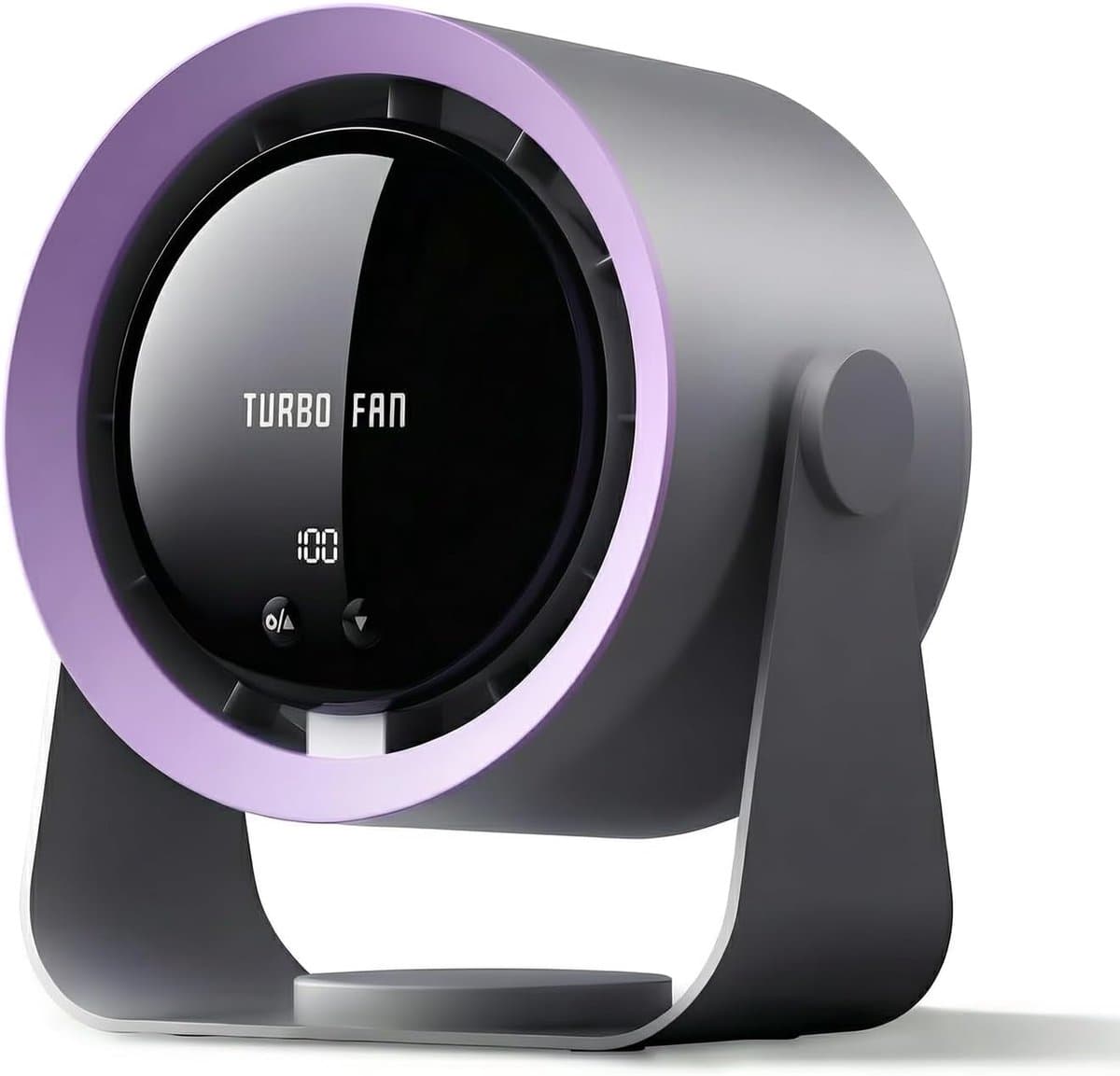 Tafelventilator - Handventilator - Mini Ventilator - Tafelventilator Oplaadbaar - Usb-Bureauventilator Met Led-Display - 5 Instelbare Snelheden - Voor Slaapkamer, Kantoor, Studentenkamer — afbeelding 1