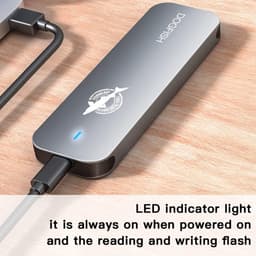 Draagbare Externe SSD 2TB USB-C Supersnel Metaal - Compatibel met Mac, Windows, Android — thumbnail 3
